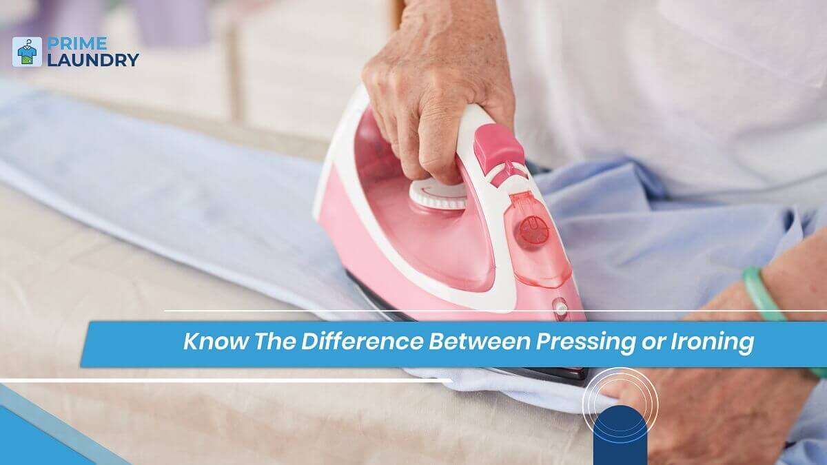 Difference between pressing or ironing fabric for sewing