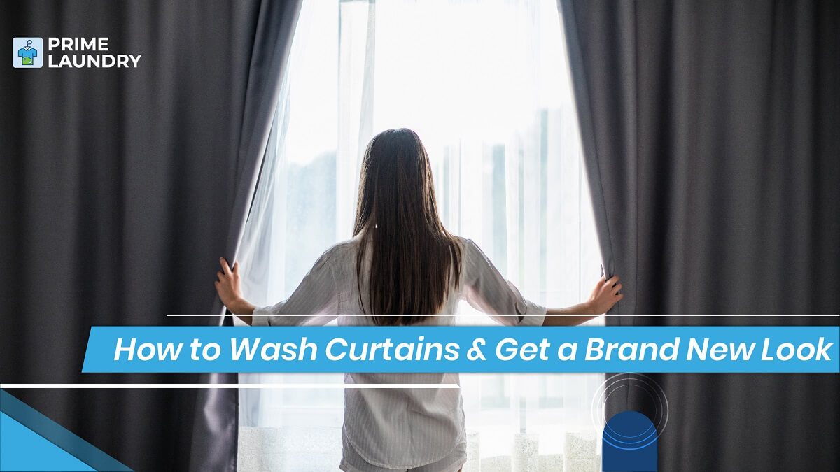 how to wash clean curtains