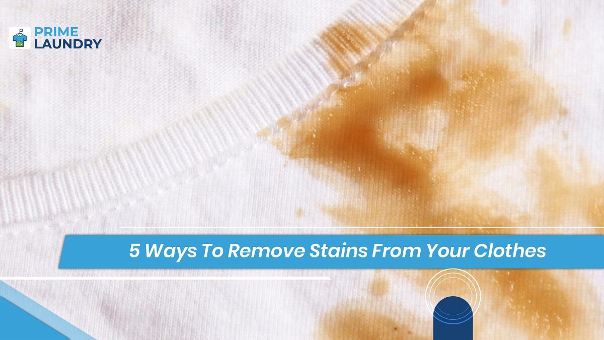 Ways to remove stains from clothes